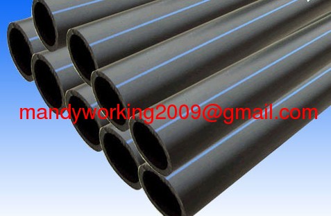 HDPE plastic pipe line