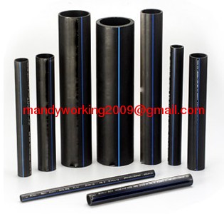 HDPE plastic pipe extruder