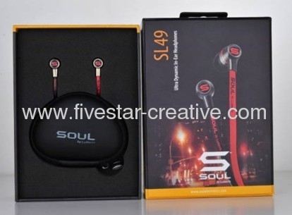 Soul by Ludacris SL49 In-Ear Headphones In RED