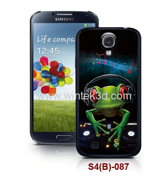 3d back cover for Samsung galaxy S4 use,pc case rubber coated