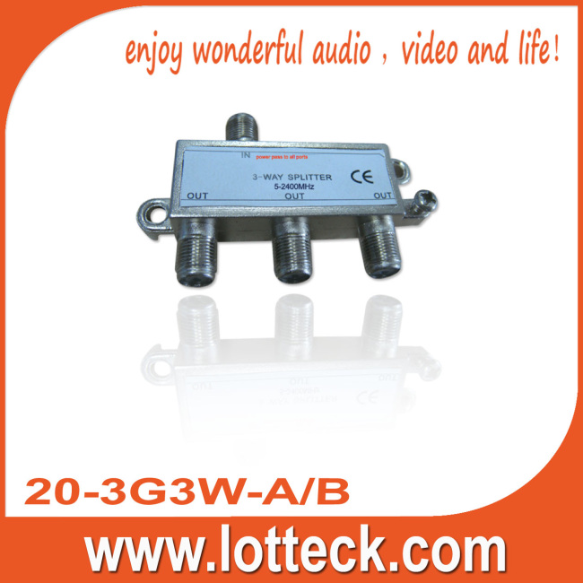 LOTTECK20-3G3W-A/BSAT 3-WAY-SPLITTER