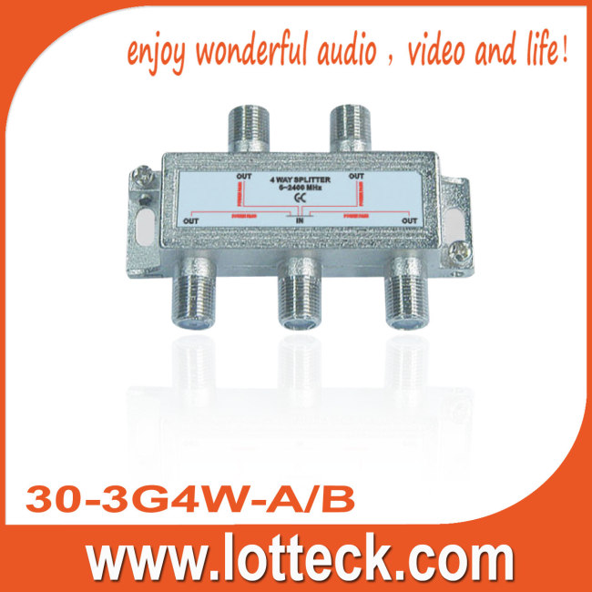 LOTTECK30-3G4W-A/BSAT 4-WAY-SPLITTER