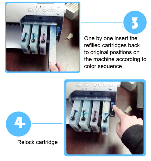 Epson Stylus Pro 4880 Refilling Cartridge 8pcs/set