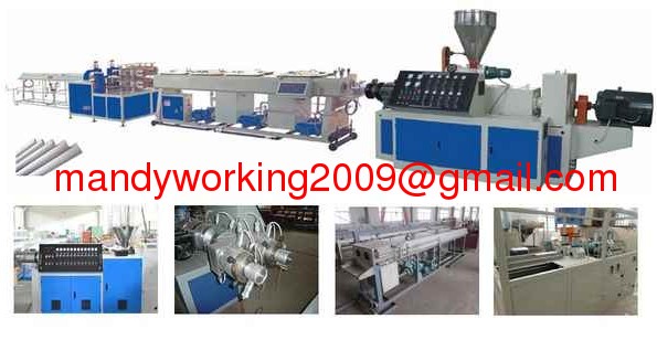 PVC double pipe production line