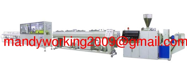 PVC double pipe making line