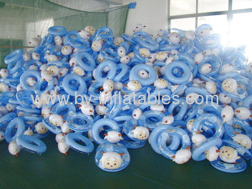 PVC inflatable cartoon swim ring