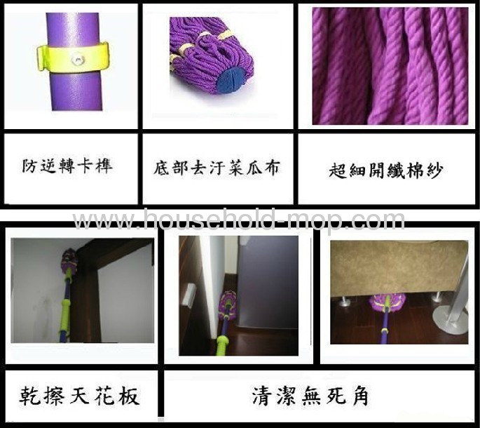 Twist and Mop High Quality Super Absorbent Mop 