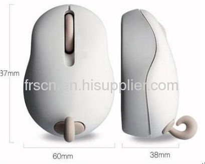 Pink mini cute 2.4Ghz wireless animal shape mouse