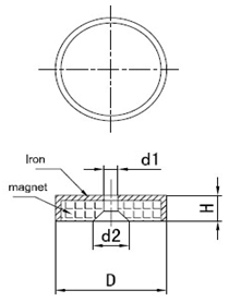 Permanent Nedymium Pot Magnet