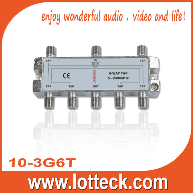 6-11dB Insertion Loss EMC tested 6-way tap