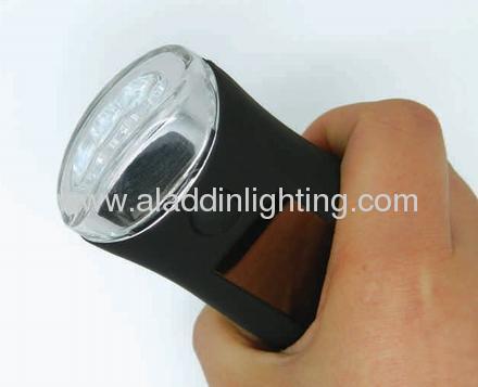 3 LED hand cranking Solar flashlight