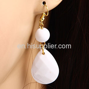 2013 Summer Cheap Wholesale Chinese Teardrop Bead Earrings