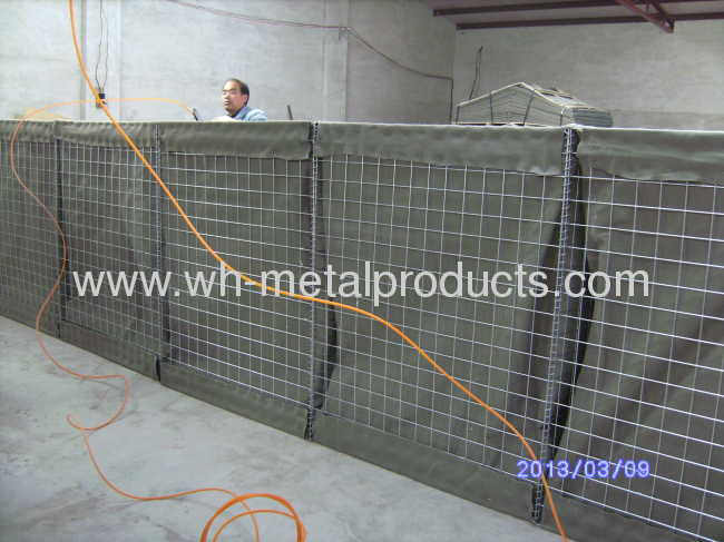 HESCO military protective barrier