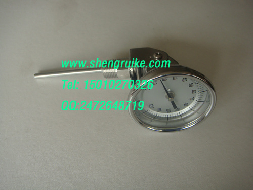 WSS Bimetal Thermometer 0-120C Adjustable Agnle 