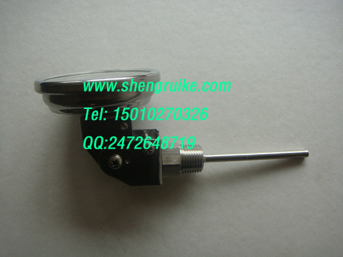 WSS Bimetal Thermometer 0-120C Adjustable Agnle 