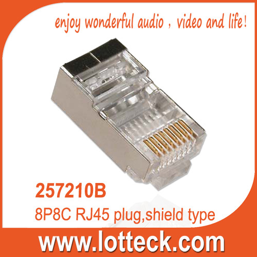 shield type 8P8C RJ45 plug