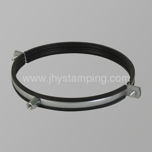 pipe clamp with rubber