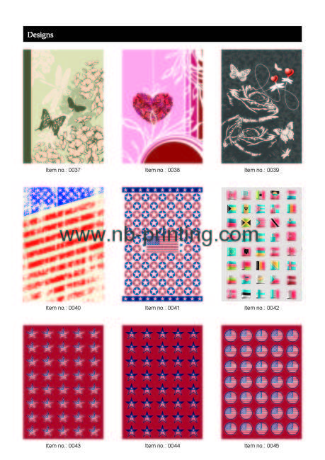 colouful stationery cover design
