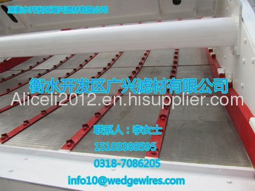 mine screen mesh wedge wire type screen manufacturer