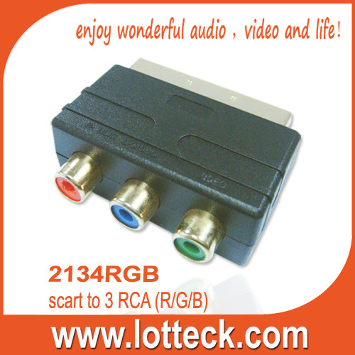 scart to 3 RCA (R/G/B) extender