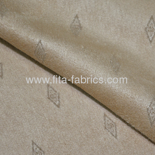 Jacquard Faux Suede Fabric For Sofa or Shoes 