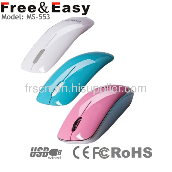 Wireless mouse and mice 2.4G receiver, super slim mouse