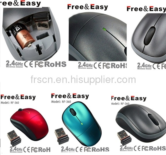 Chinese style optical wireless computer mouse for office users