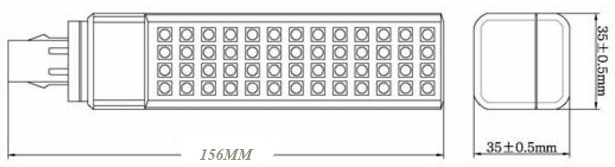 G23 led pl lights smd 13w