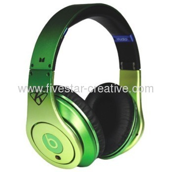 Monster Beats Studio Headphones Gradient Apple Green