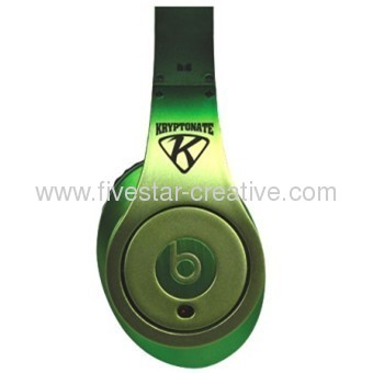 Monster Beats Studio Headphones Gradient Apple Green