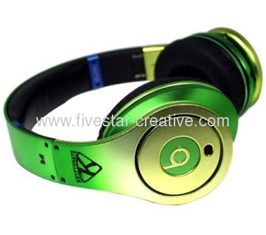 Monster Beats Studio Headphones Gradient Apple Green