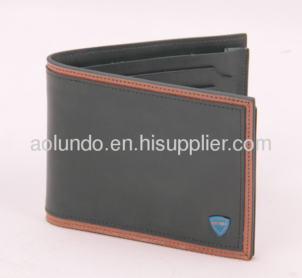 Famous brand men purse genuine leather wallet