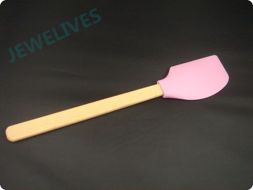Jewelives SiliconeScraper with wooden Handle