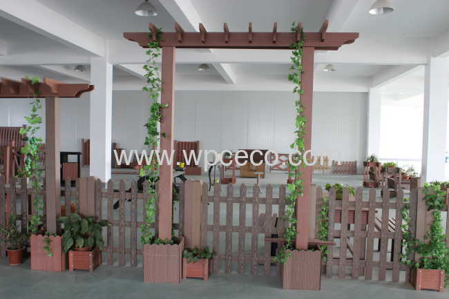 waterproof and pests-proofing wpc Garden decorative pillar