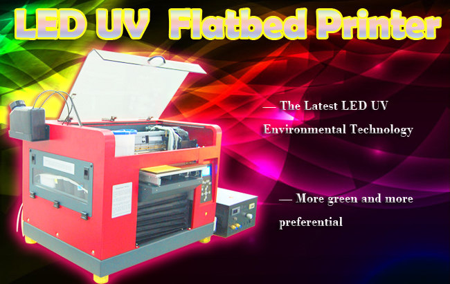 A3+ LED UV Flatbed Printer