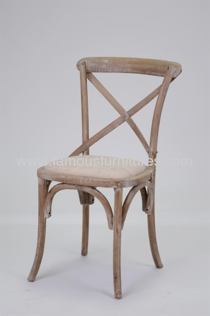 oak wood antiques style cross backdining chairs