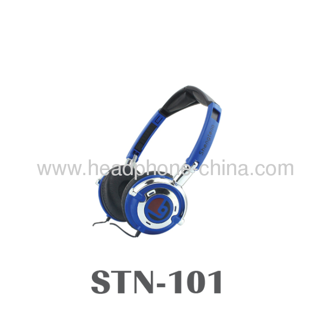 Colorful Foldable Blister Packaging Stereo Over Ear Headphone STN-101