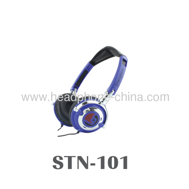 Colorful Foldable Blister Packaging Stereo Over Ear Headphone STN-101