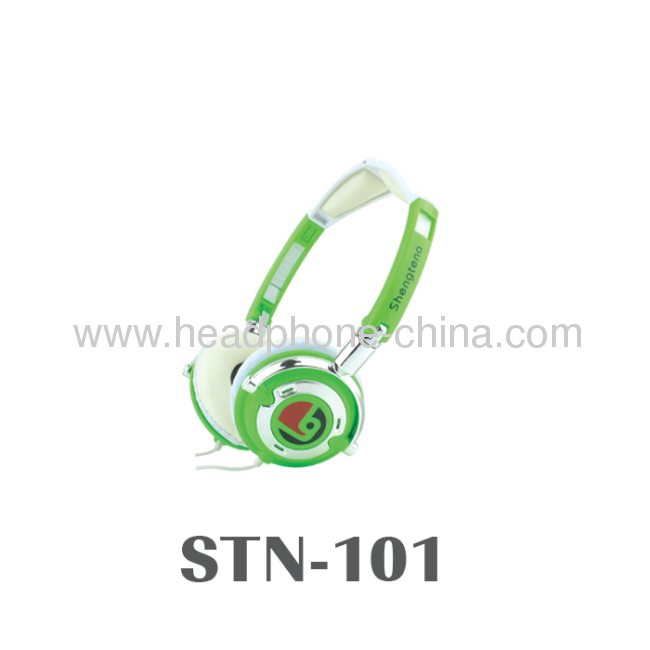 Colorful Foldable Blister Packaging Stereo Over Ear Headphone STN-101