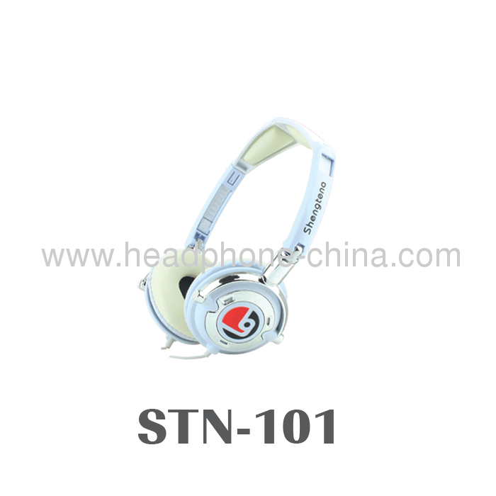 Colorful Foldable Blister Packaging Stereo Over Ear Headphone STN-101