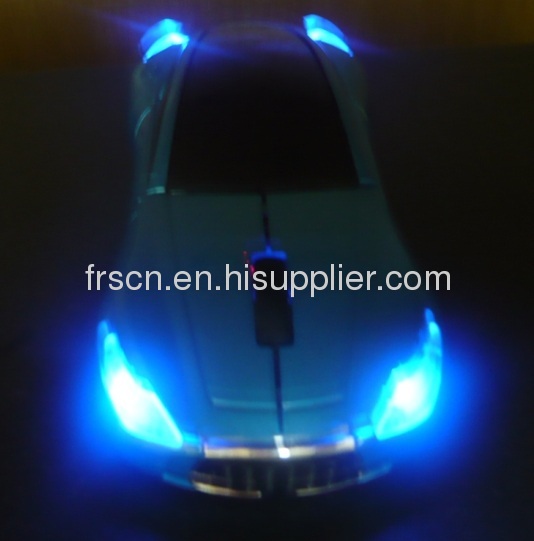 OEM brand wireless gift shining LED car mouse