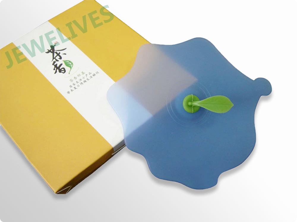 FDA Silicone cup cover in Bule