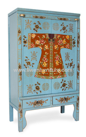 Chinese classical paint wardrobe