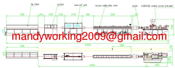 20-160mm PVC pipe making machinery/PVC pipe production line