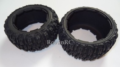 3rd rear excatator tires