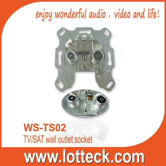 TV/SAT WALL OUTLET SOCKET