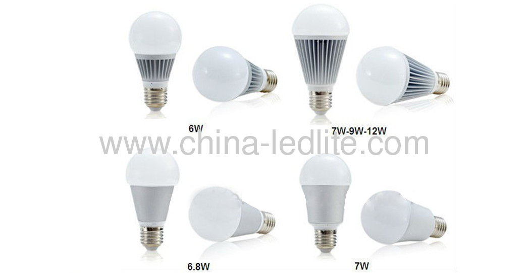 3w 6w9w240lm E26/E27/B22led bulbs 