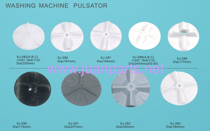 Washing machine pulsator SJ-285(A,B,C,)