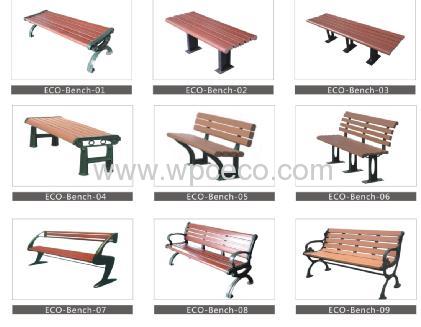 Hotsales!! WPC Garden table and bench seat