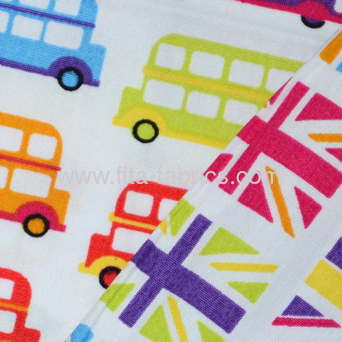 the charms of British culture printedCotton Poplin For Garment/Dress